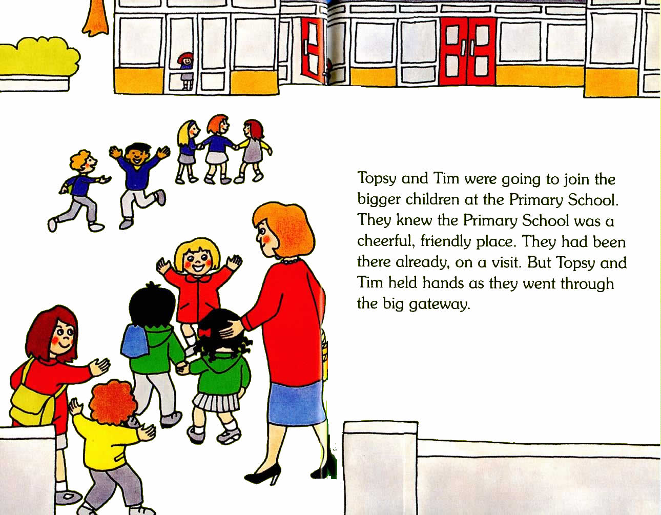 Ladybird - Topsy Tim Books - Start School (03),绘本,绘本故事,绘本阅读,故事书,童书,图画书,课外阅读